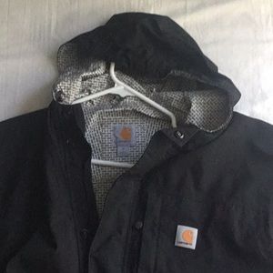 Carhartt Mens Shoreline Jacket Winter Coat Black